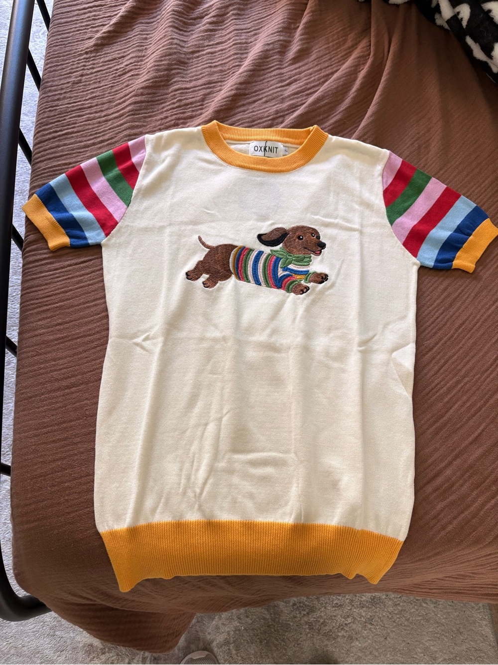 Oxknit Embroidered Dog Sweater Shirt